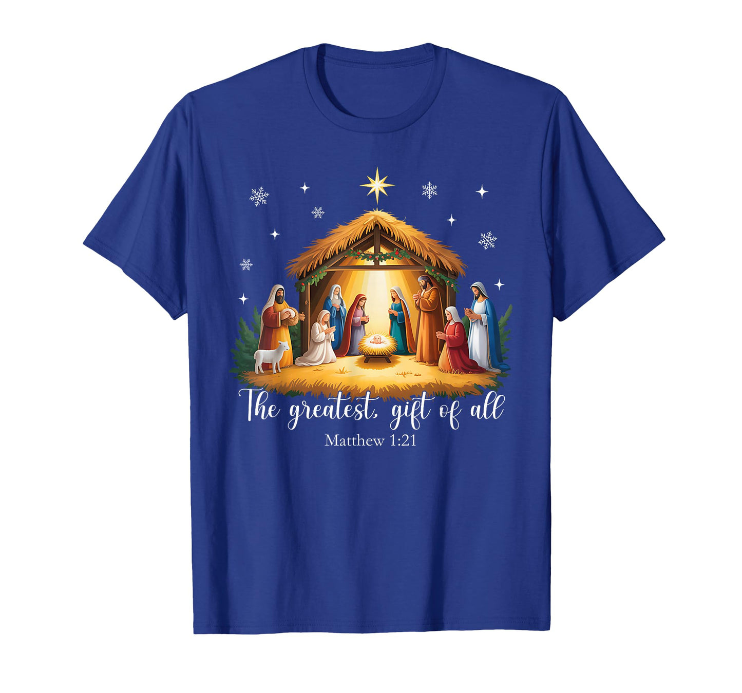 The Greatest Gift for All Christmas Nativity Jesus Christian T-Shirt