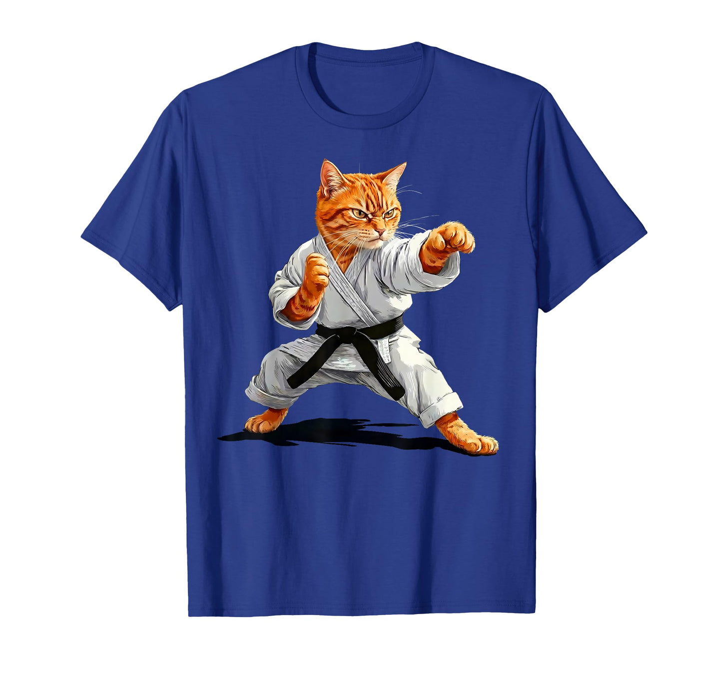 Martial Arts Karate Taekwondo Cat Jiu Jitsu Judo MMA Fighter T-Shirt
