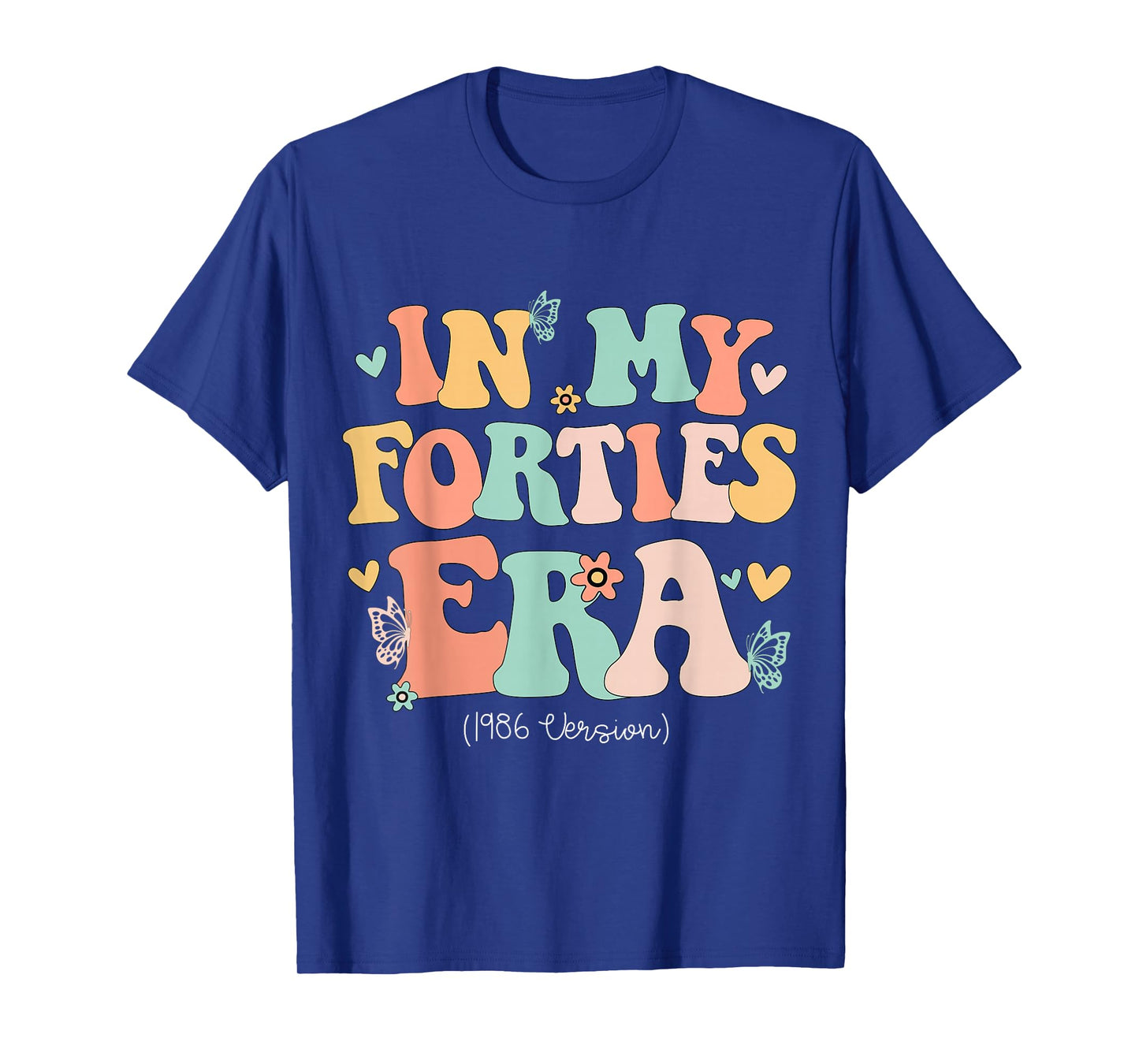 in My Forties Era Cute 40th Birthday 1986 Bday Women T-Shirt