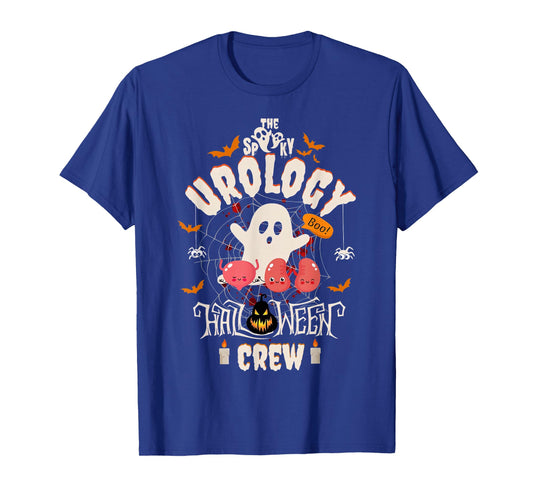 Spooky Urology Halloween Crew Cute Ghost Nurse Student T-Shirt