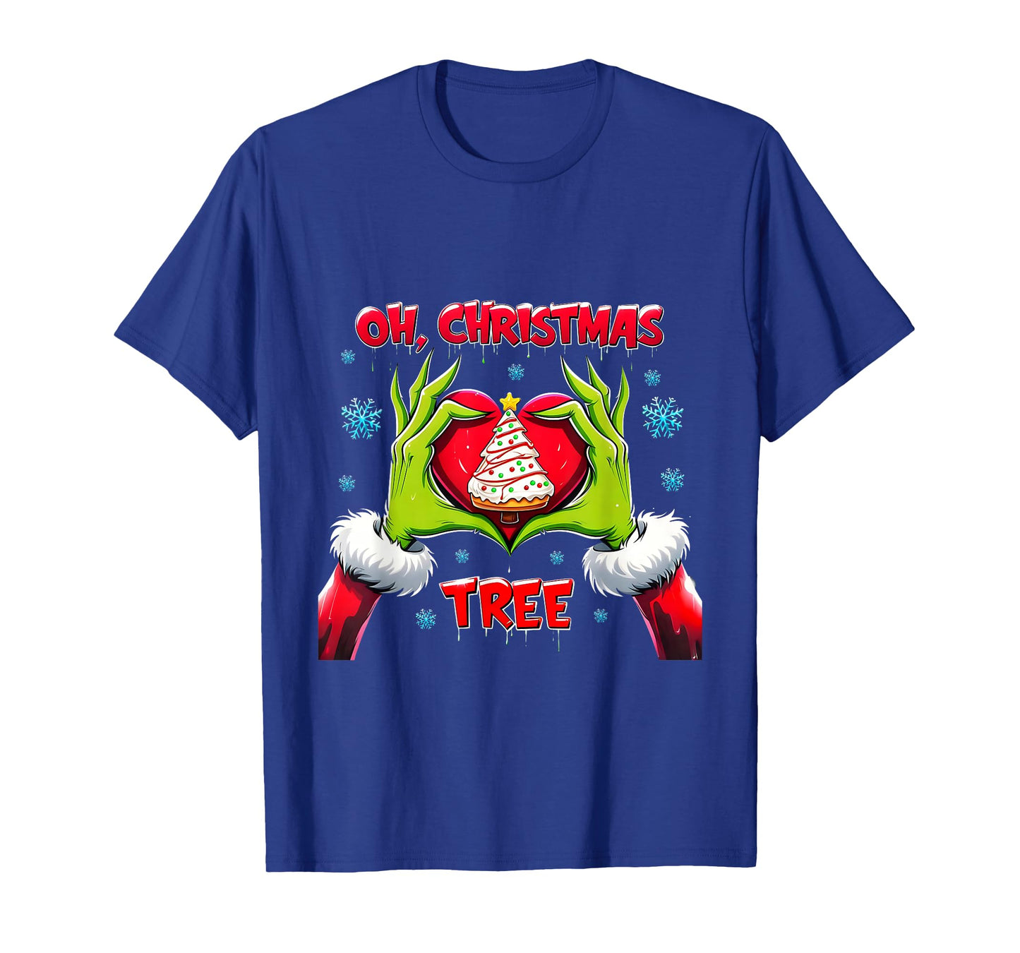 Oh Christmas Tree Debbie Cake Lovers Funny Holiday T-Shirt
