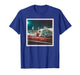 Santa Driving Convertible Car Cool Christmas T-Shirt