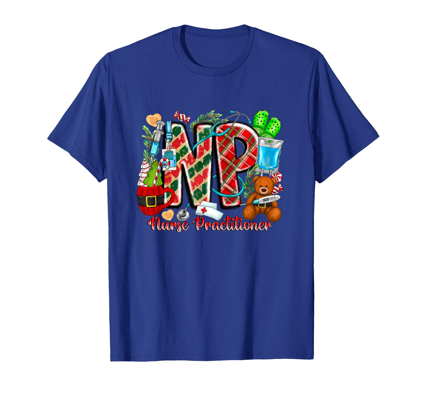 Funny Shirt Christmas Np Nurse Practitioner T-Shirt