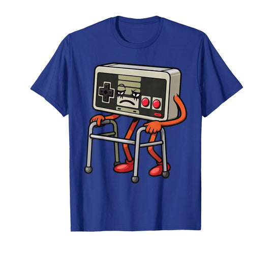 Funny Old Gamer Gaming Retro 80s 90s Video Game Old Gamer T-Shirt