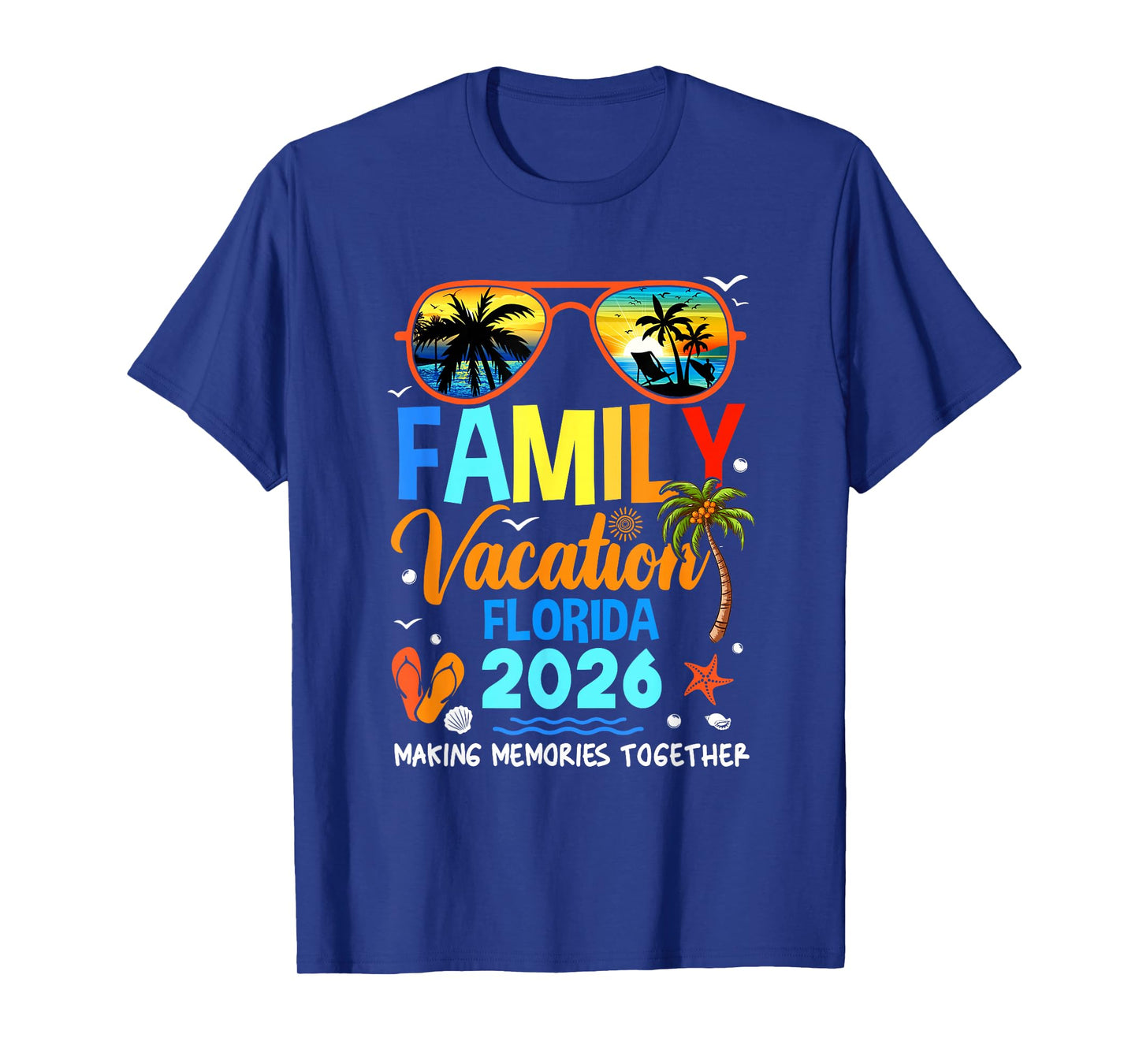 Family Vacation Florida 2026 Family Vacation Together T-Shirt