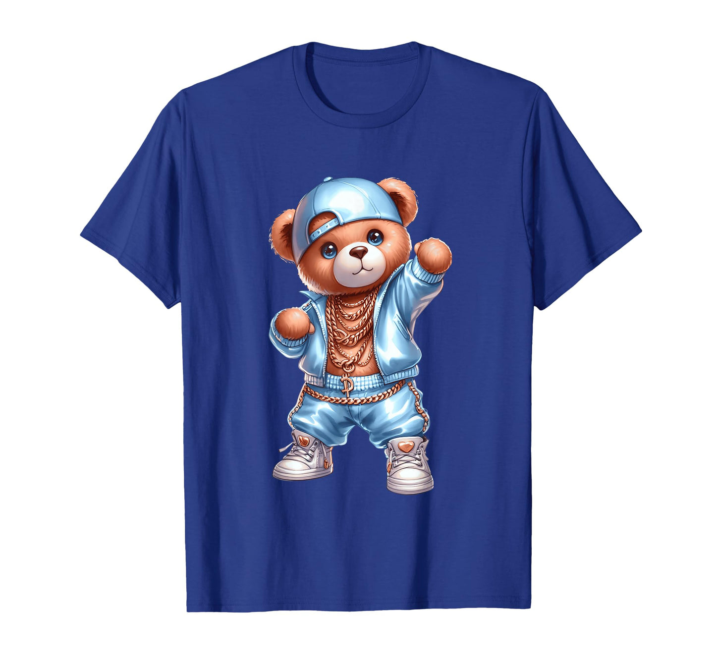 Cute Teddy Bear B-Boy Hip Hop Style T-Shirt