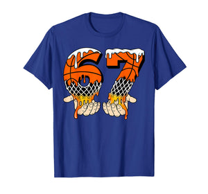 Basketball 67 Ice Cream Drip 6 7 Six Seven Meme Sport Player T-Shirt