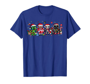Christmas Gamer Video Gamer Pixel Number for Men Women Kids T-Shirt