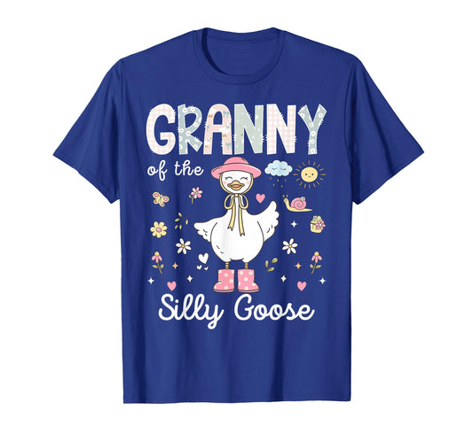 Granny of The Silly Goose 1st Birthday Girl Family Matching T-Shirt