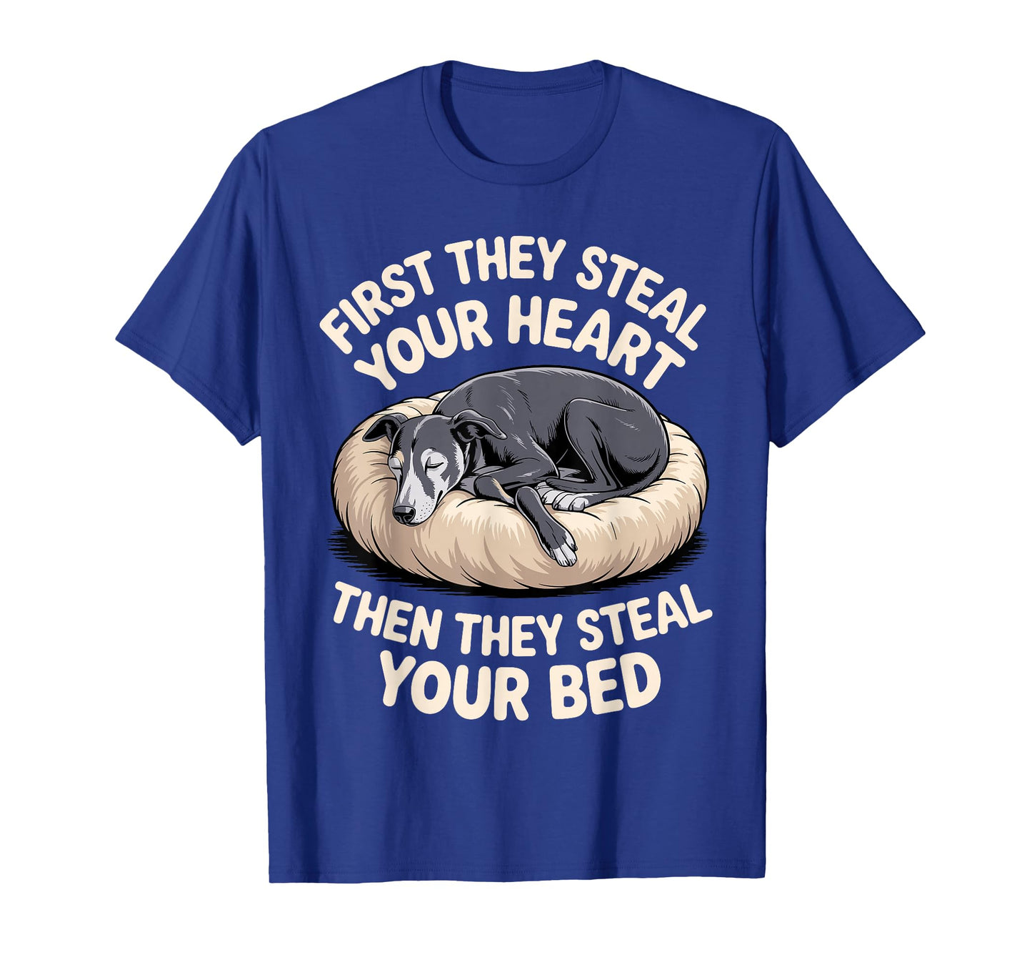 Funny Greyhound Art for Men Women Kids Puppy Greyhound Lover T-Shirt