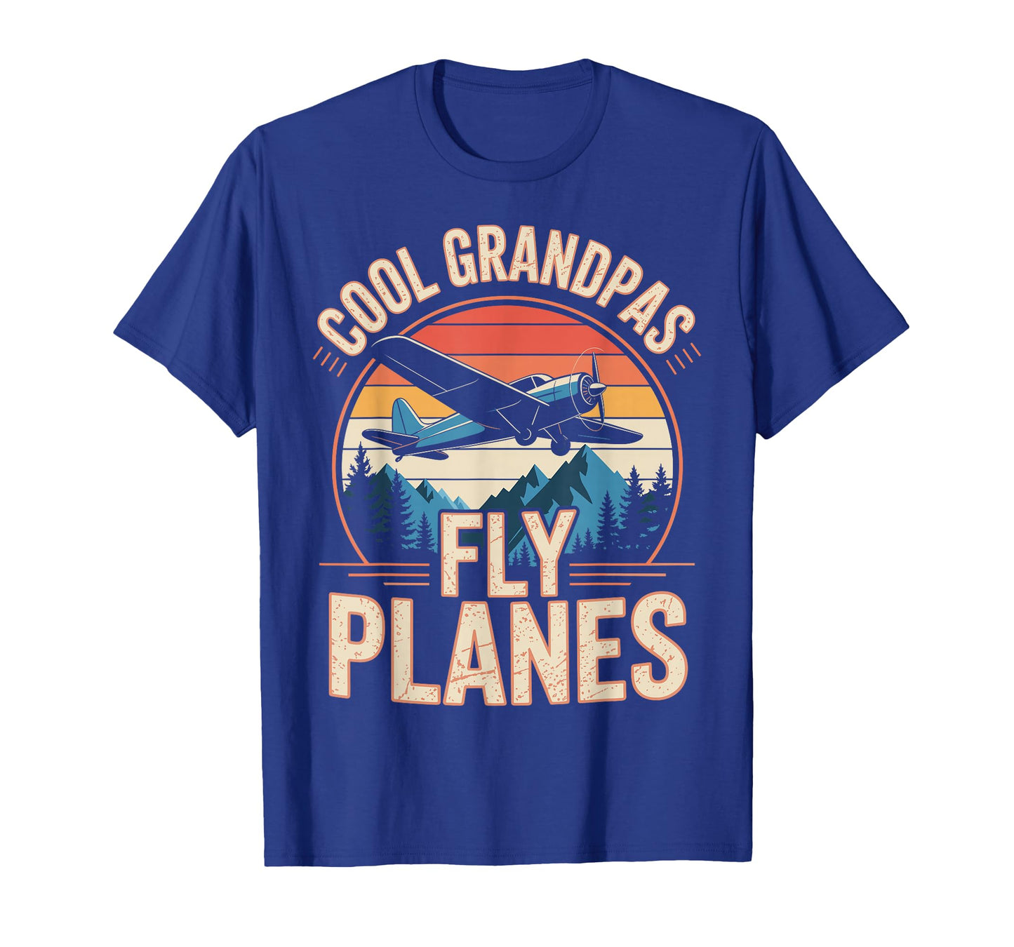 Cool Grandpas Fly Planes Funny Pilot Grandpa T-Shirt