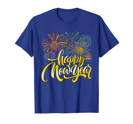 Happy New Year 2026 Fireworks New Years Eve Party Supplies T-Shirt