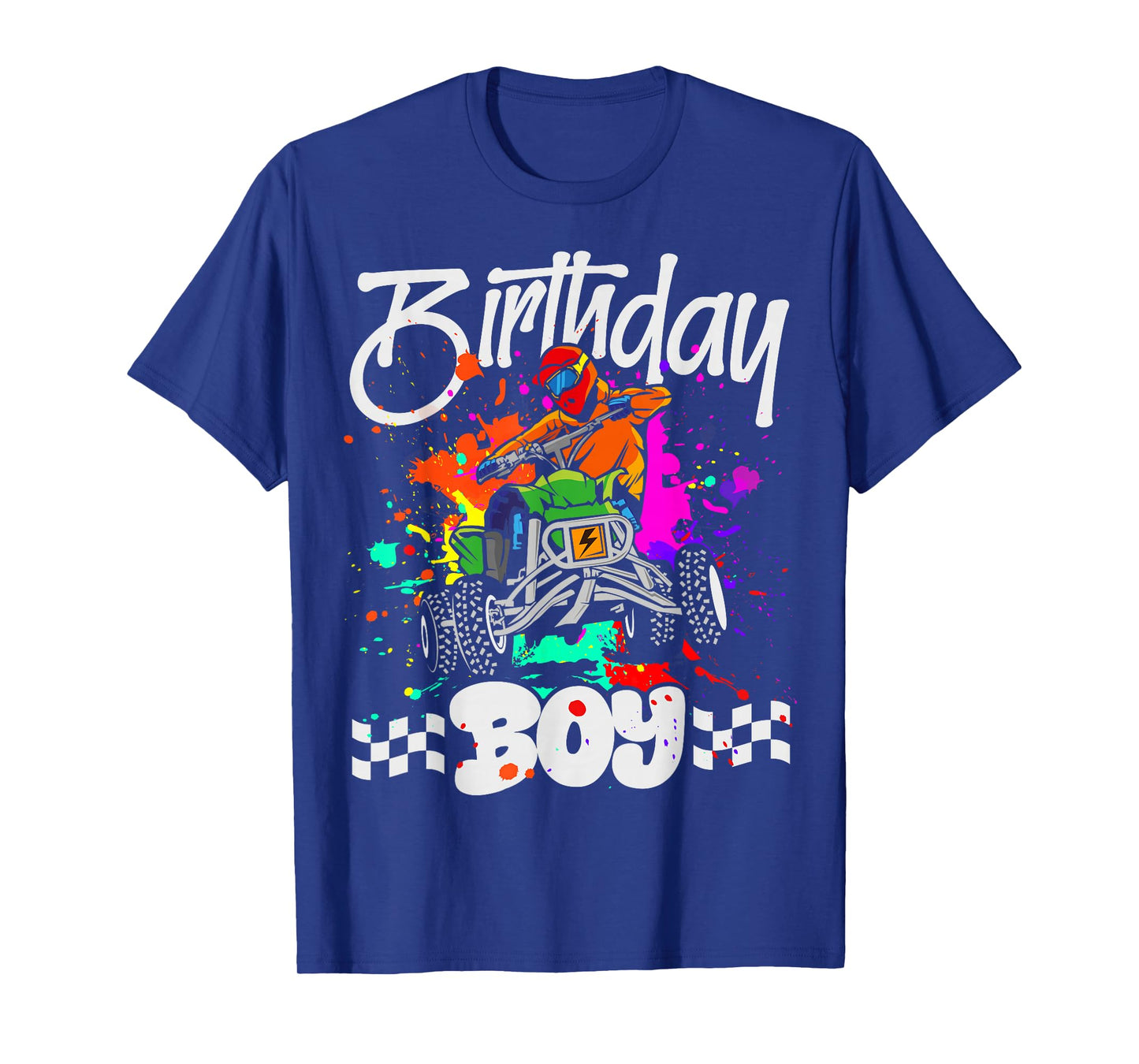 Funny Birthday Boy 4 Wheeler Birthday Boy ATV Birthday Party T-Shirt