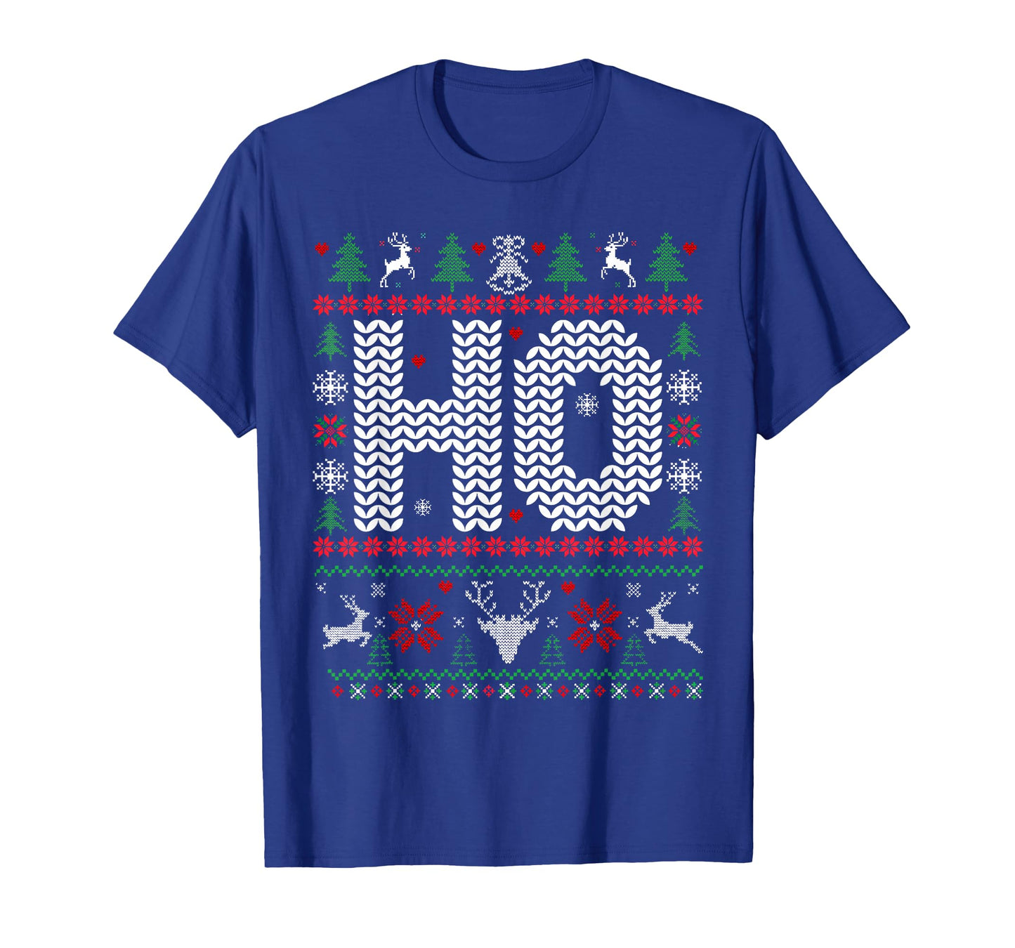 Ho Where's My Ho at Funny Ugly Xmas Sweater Christmas Couple T-Shirt