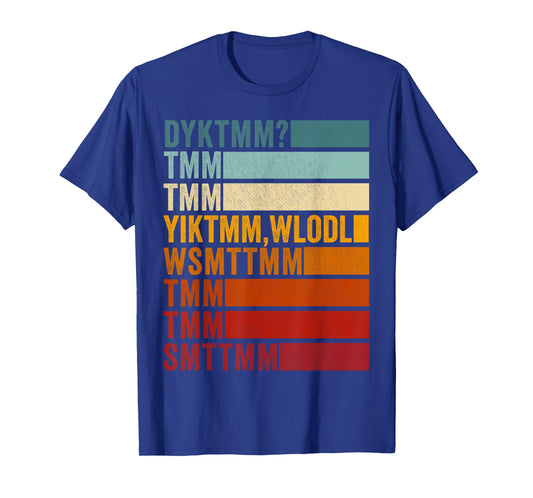 Do You Know The Muffin Man DYKTMM Funny Quote Vintage T-Shirt
