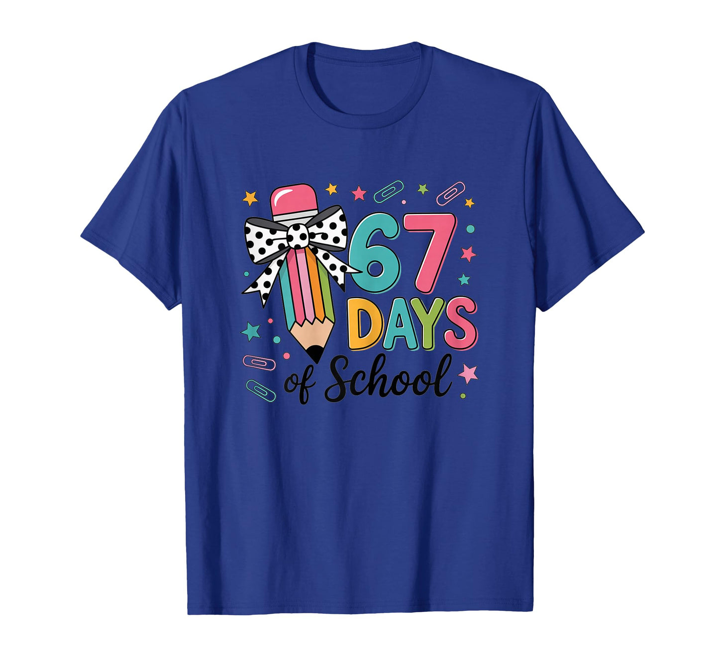 Six Seven 67 Days of School T-Shirt