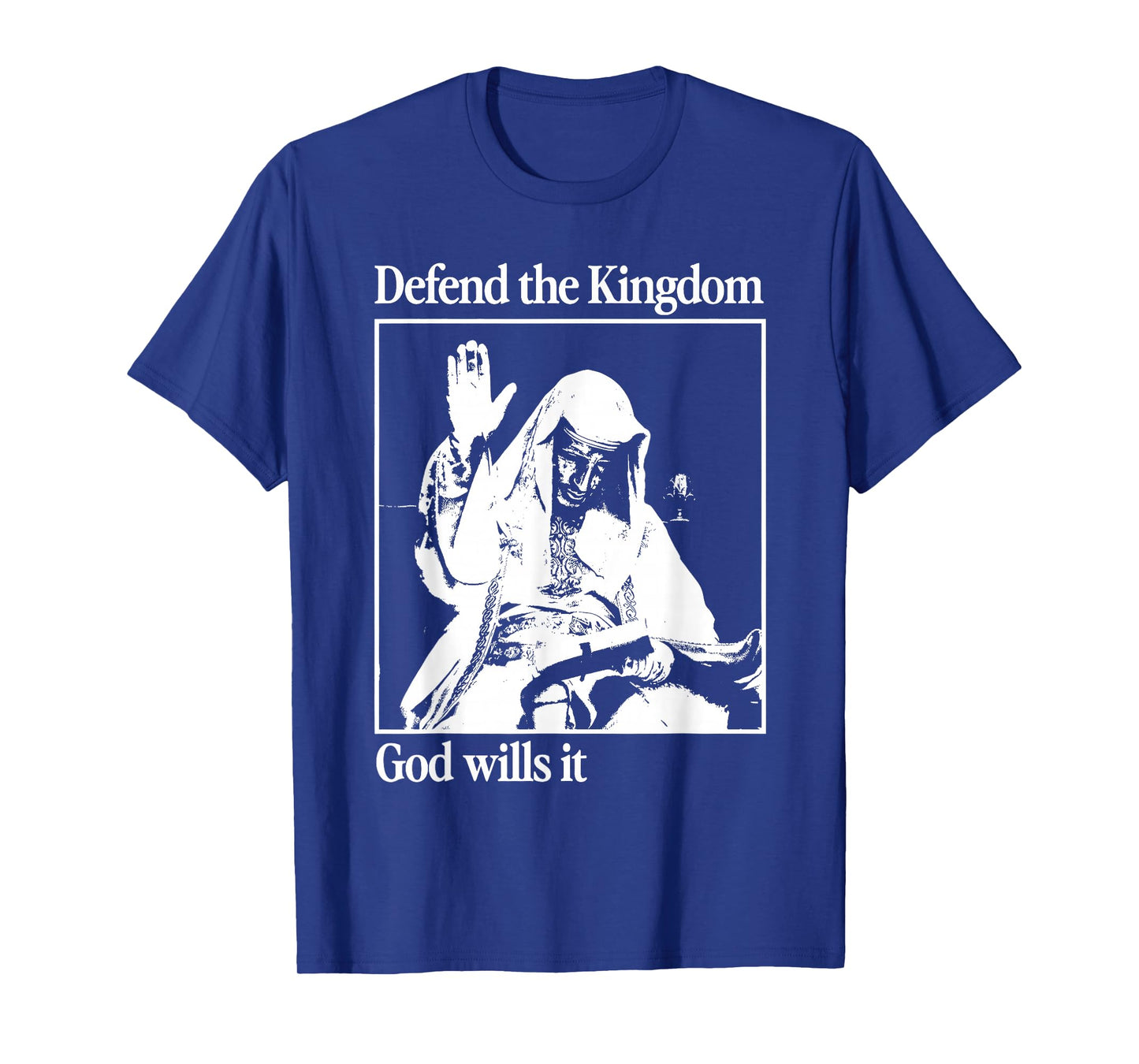 Sliver Mask King Baldwin IV Meme The Leper King Warrior T-Shirt