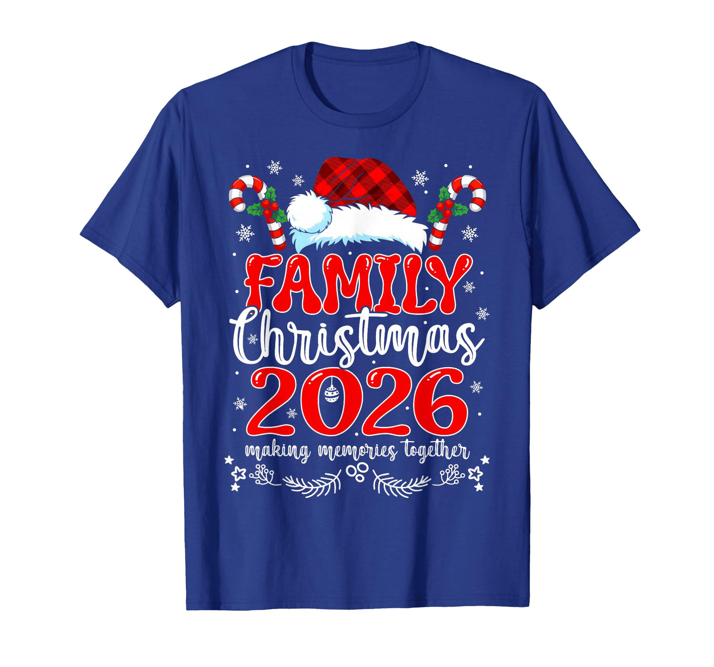 Matching Family Christmas 2026 Pajama Xmas Squad Funny T-Shirt