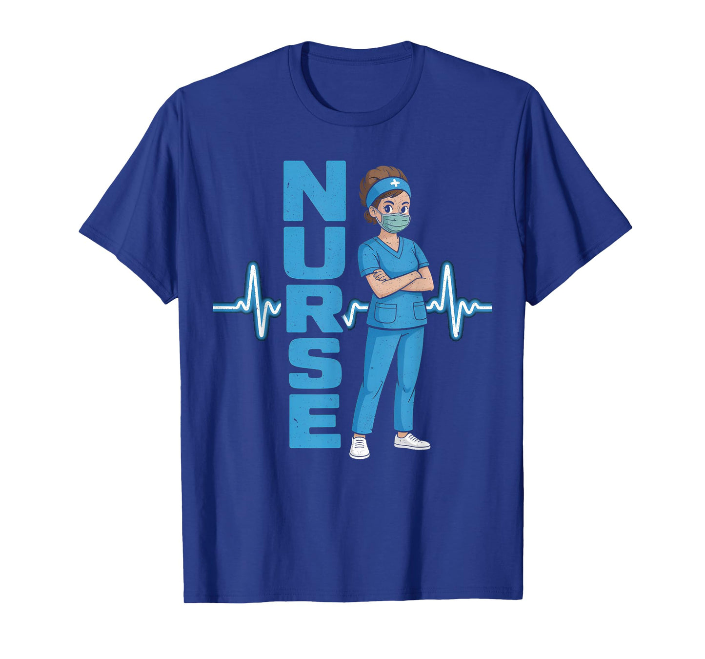 Nurse Uniform Face Mask Funny Nursing, Nurses Lover T-Shirt