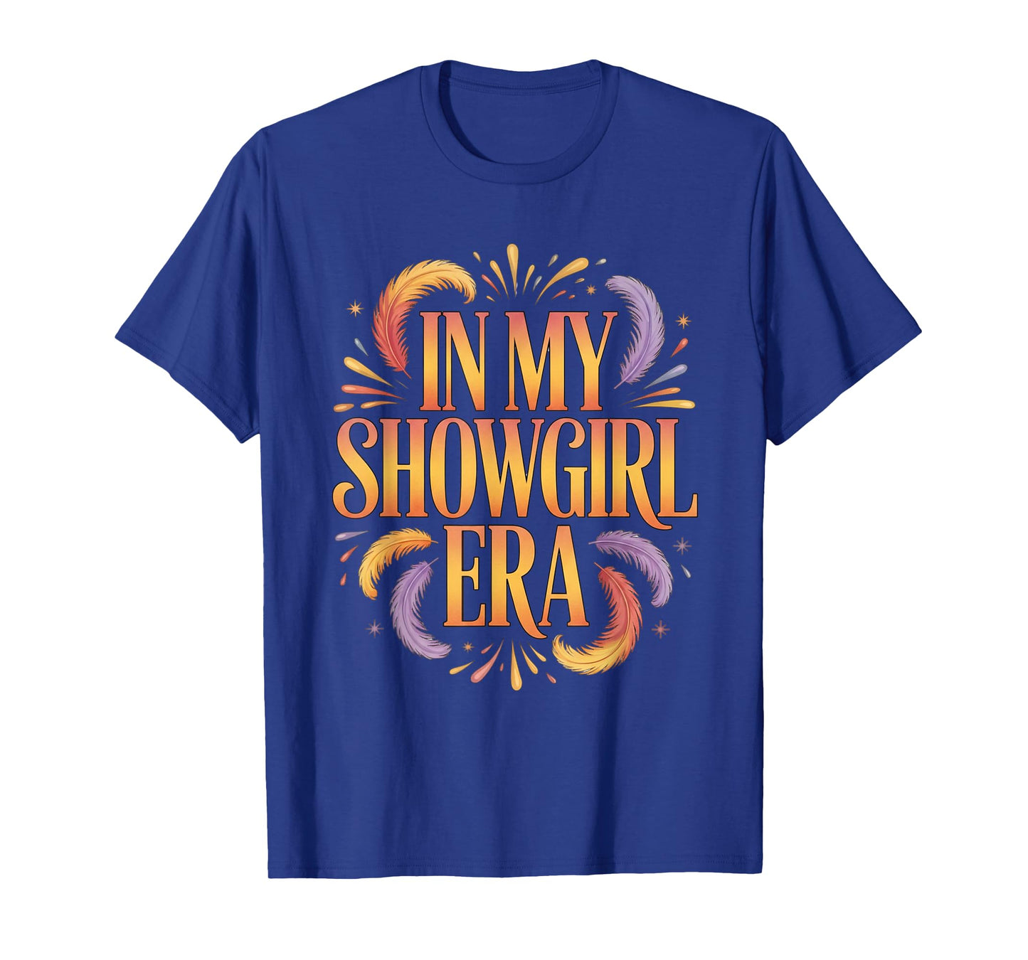 in My Showgirl Era Feather Sparkle Retro Style T-Shirt