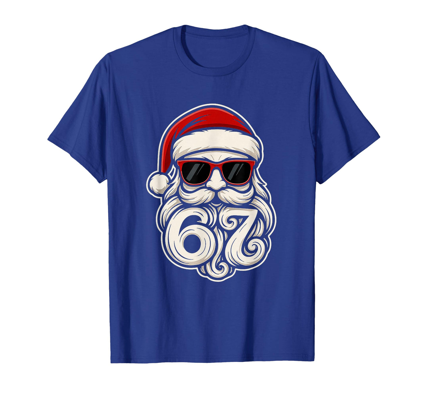 6 7 Christmas 67 Santa Six Seven Christmas Boys Teens T-Shirt