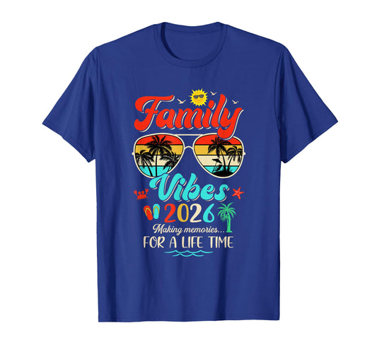 Funny Matching Family Reunion 2026 Making Memories T-Shirt