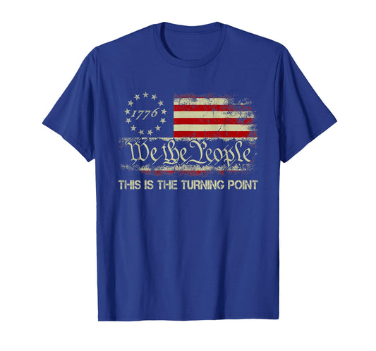 This is The Turning Point American Freedom USA Flag Vintage T-Shirt