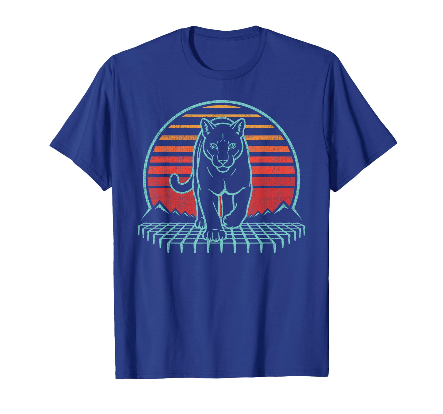 Cougar Animal Retro Vintage 80s T-Shirt