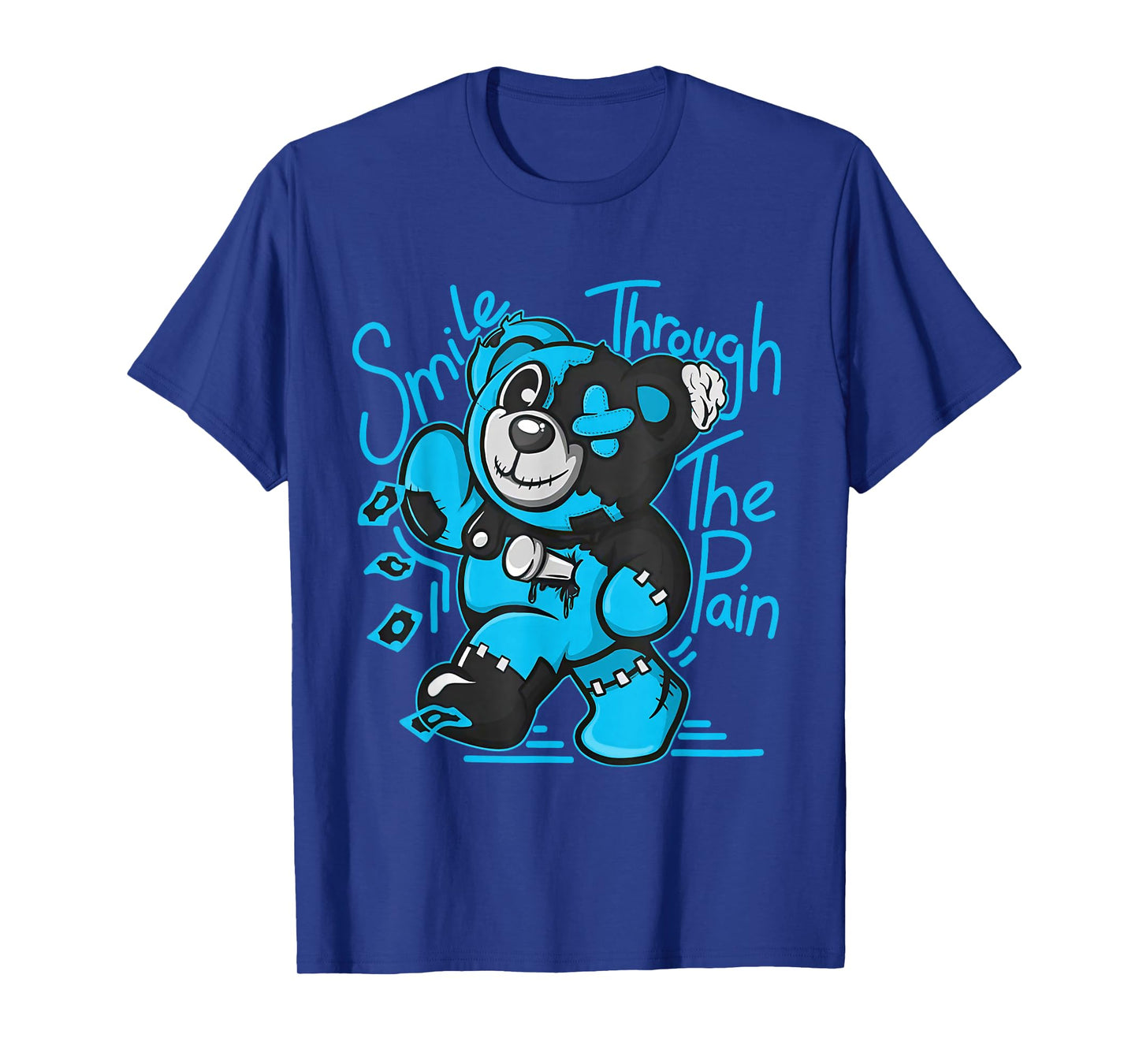 Gamma Blue Black White Match T-Shirt