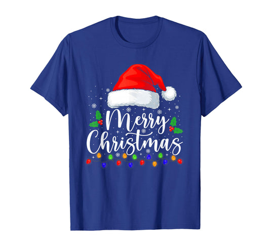 Merry Christmas Family Matching Pajamas Funny Xmas Men Women T-Shirt
