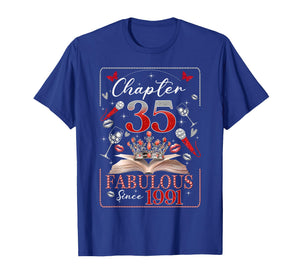 35th Birthday Queen Chapter 35 Fabulous Since 1991 Women T-Shirt