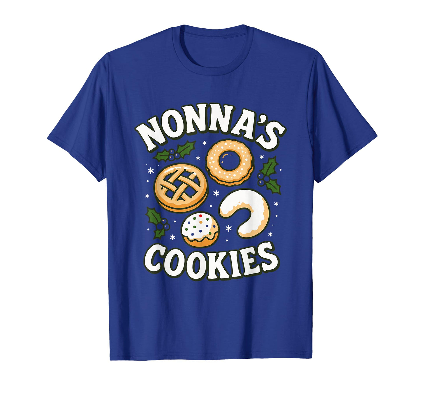 Nonna's Cookies Italian Christmas Festive Holiday Baking T-Shirt