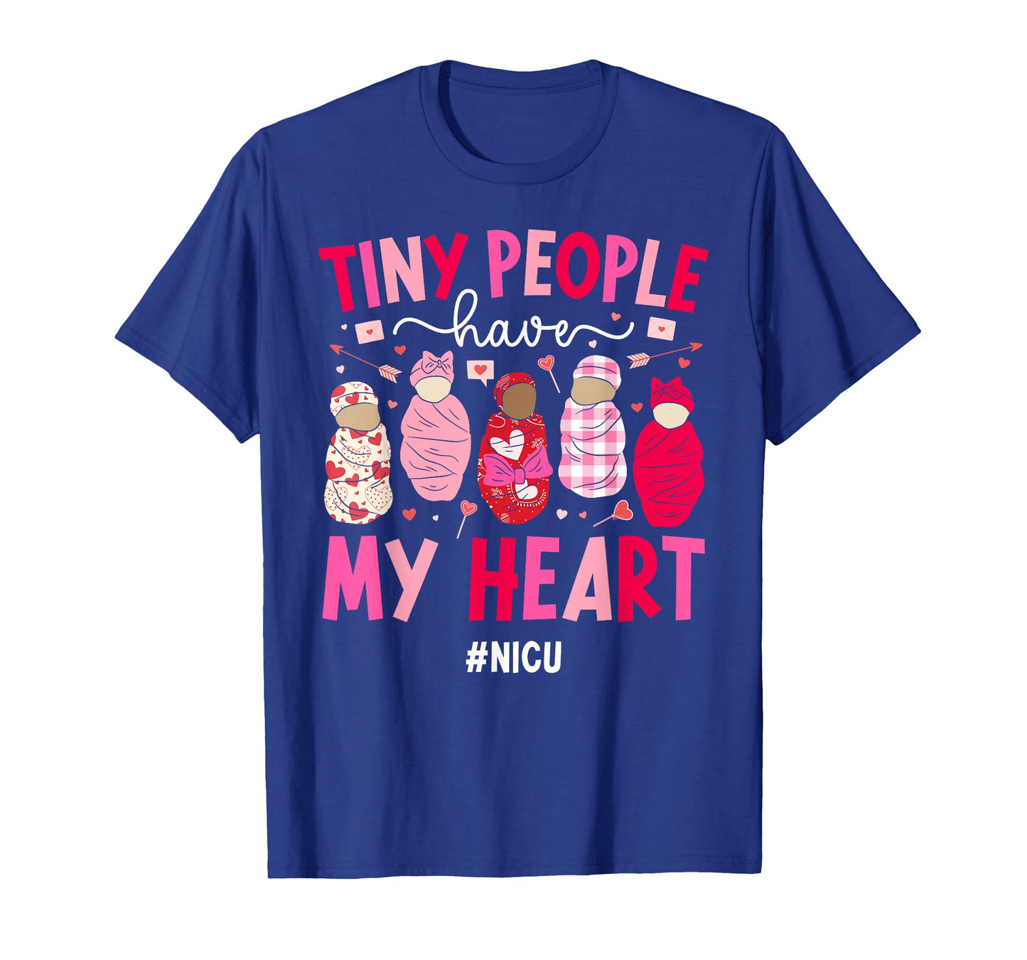 Valentine NICU Nurse Valentines Day Neonatal ICU Nurse T-Shirt