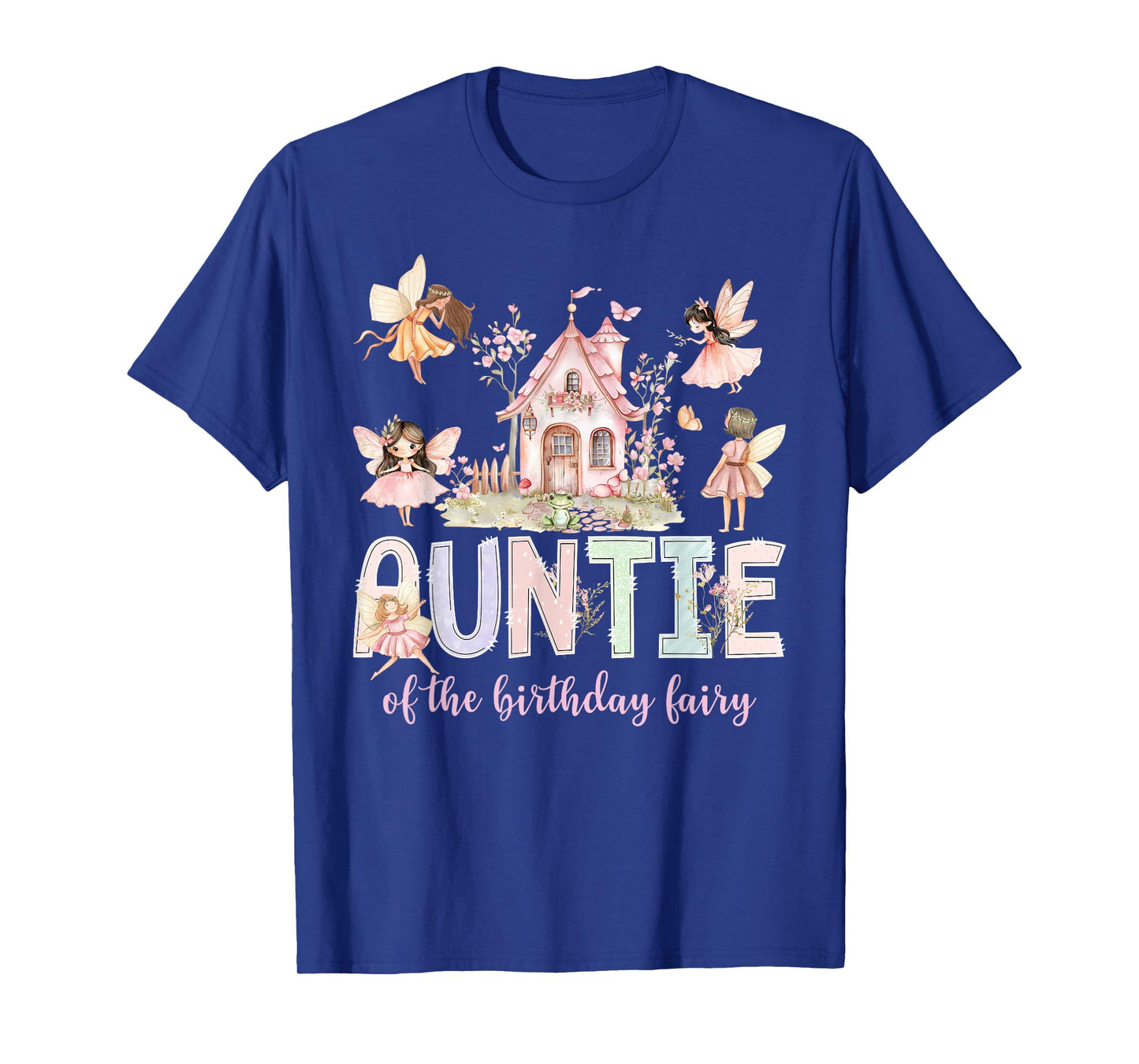Auntie of The Birthday Fairy Girl Magical Family Matching T-Shirt
