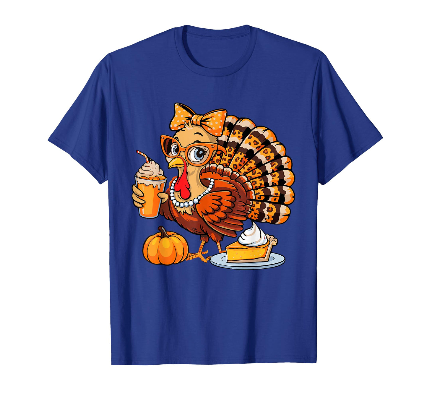 Turkey Thanksgiving Shirt Women Girls Turkey Thanksgiving T-Shirt