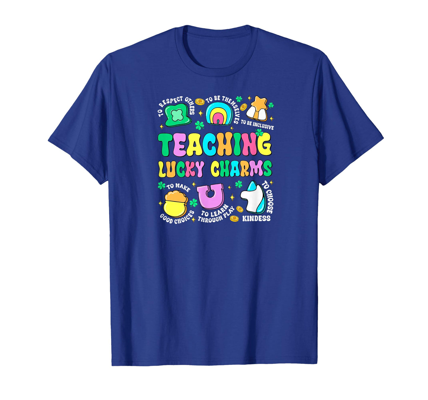 St Patricks Day Special Education Teaching Lucky Charms T-Shirt