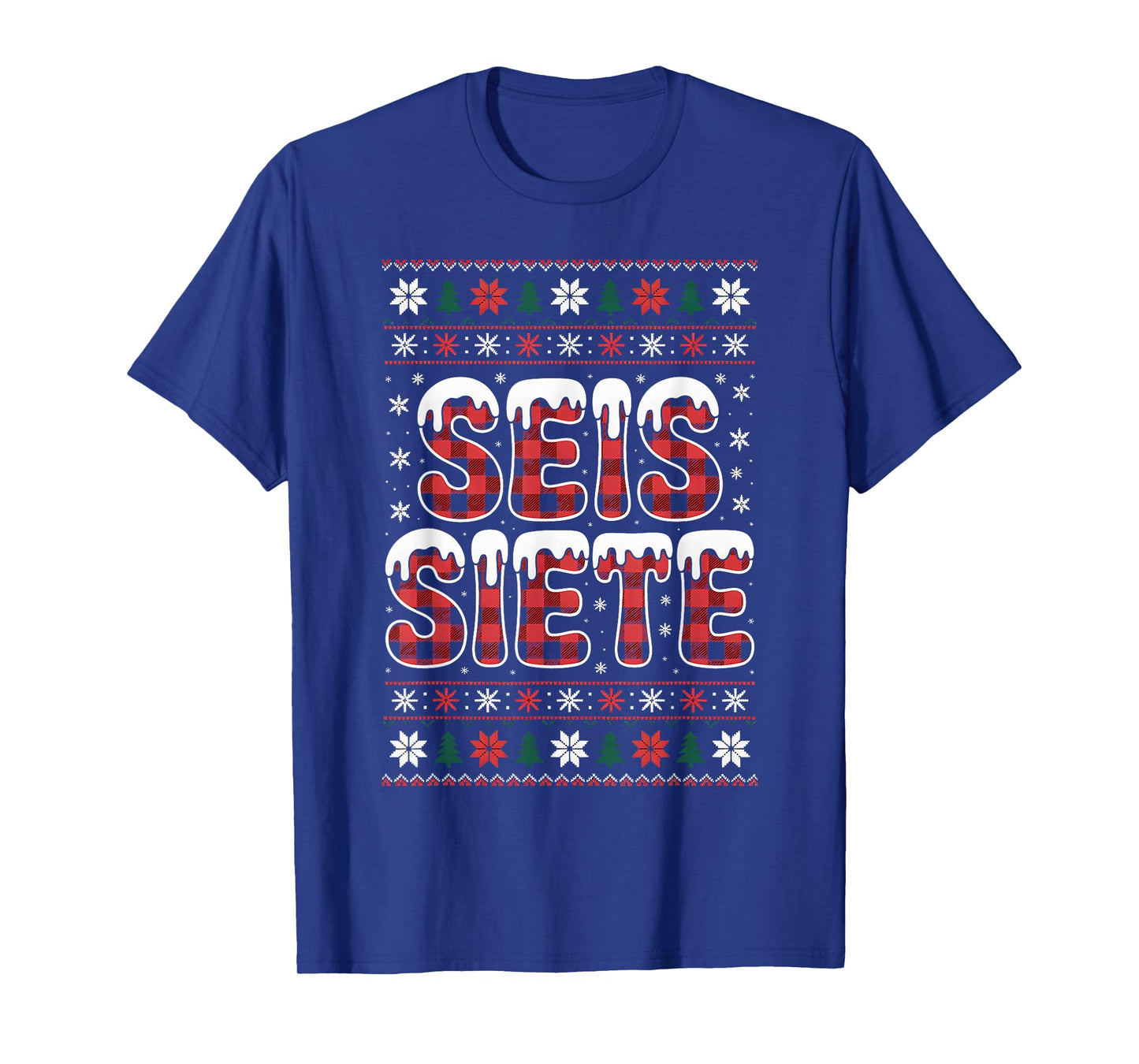 67 Six Seven Spanish Teacher Christmas SEIS Siete Brainrot T-Shirt