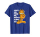 Garfield Love Me Feed Me Never Leave Me Funny Cat Cartoon T-Shirt