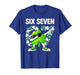 St Patricks Day Six Seven 6 7 Meme Shamrock Kids Girls Boys T-Shirt