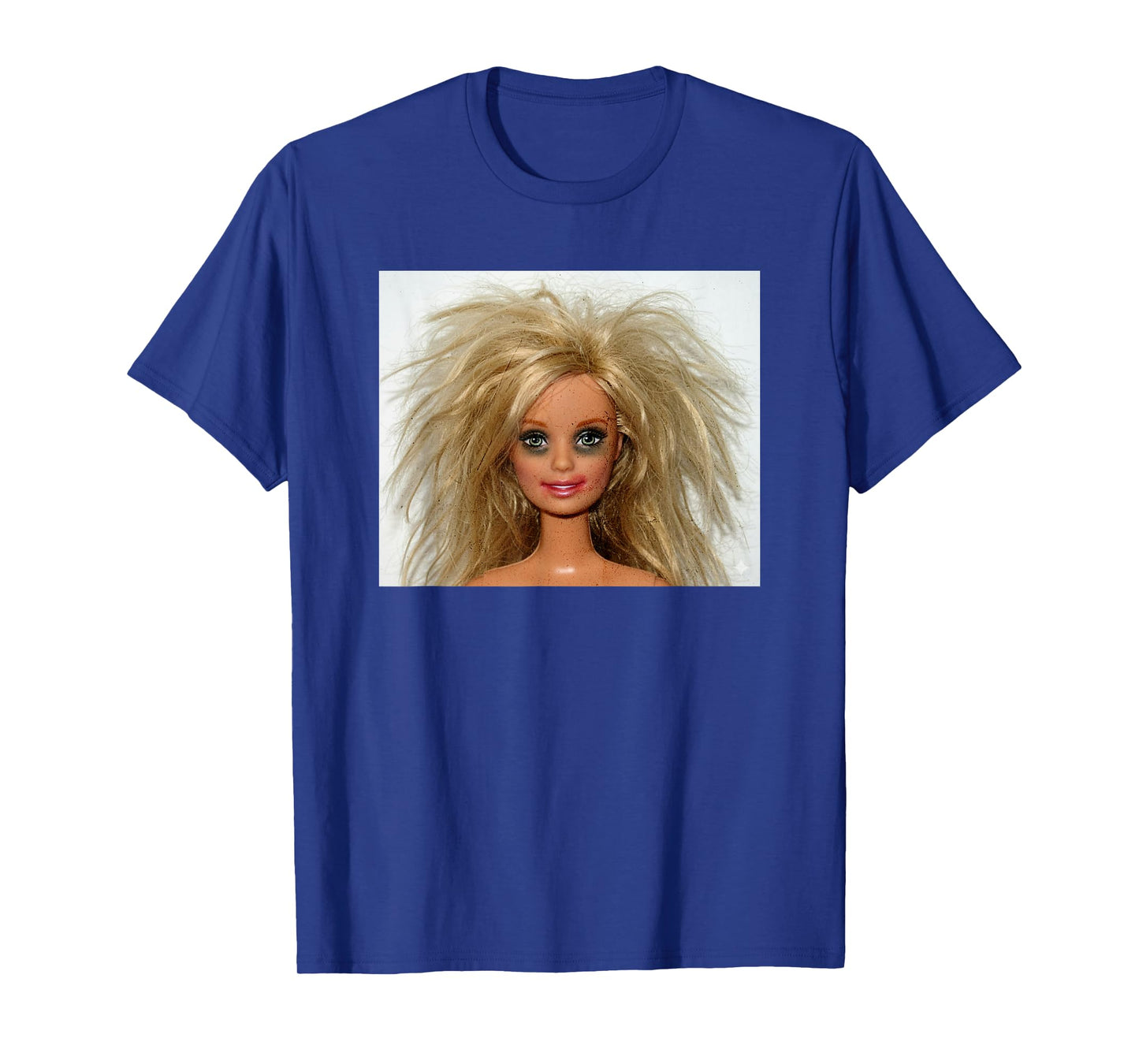 New Funny Distressed Blonde Doll Face Meme T-Shirt