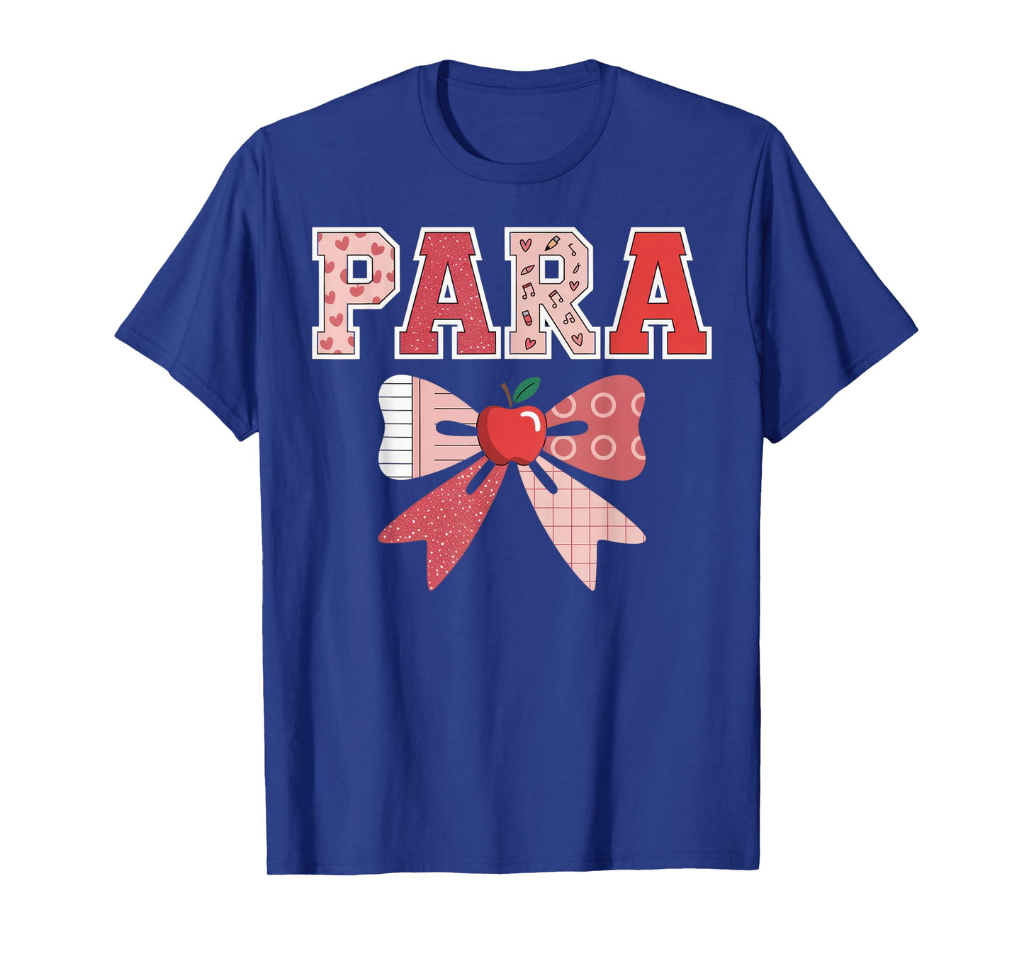 para Educator Pride for Teachers in Fun School Colors T-Shirt