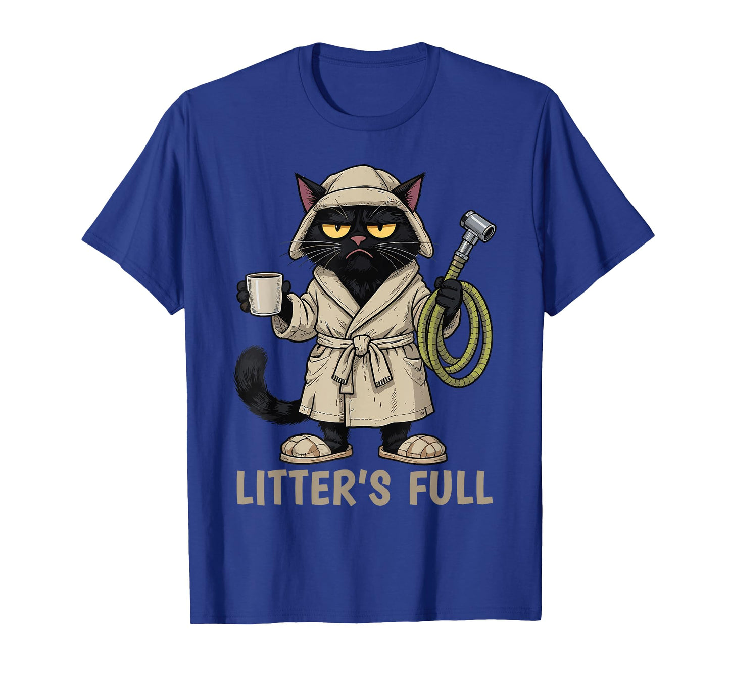 Litter’s Full Funny Cat Lovers Christmas T-Shirt