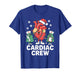 Funny Cardiac Crew Christmas Xmas Nurse Techs Cardiology T-Shirt