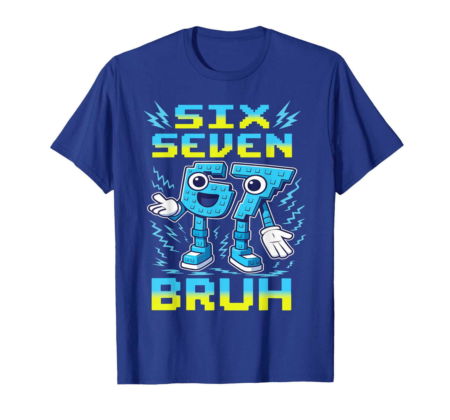 67 Six Seven 6-7 - Funny Italian Brainrot Kids Gaming Meme T-Shirt