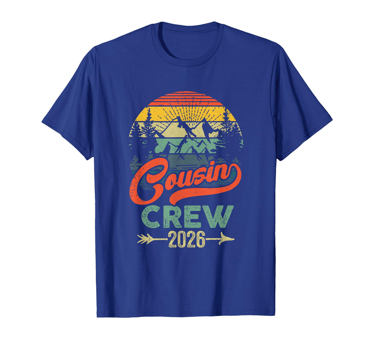 Cousin Crew 2026 Camping Family Reunion Making Memories T-Shirt