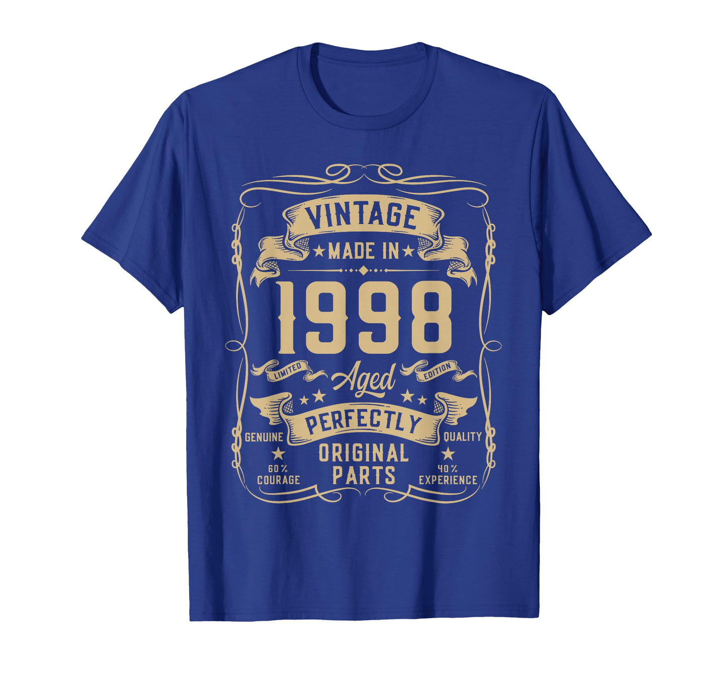 Vintage 1998 28yr 28th Birthday Gifts for Men 28 Years Old T-Shirt