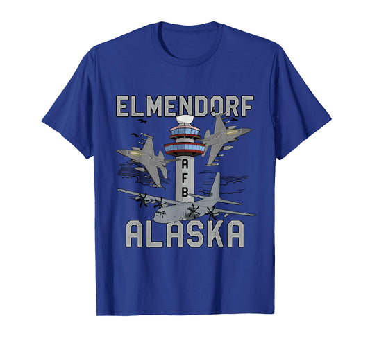 Elmendorf AFB Alaska Air Force Base Airman Veteran Vintage T-Shirt