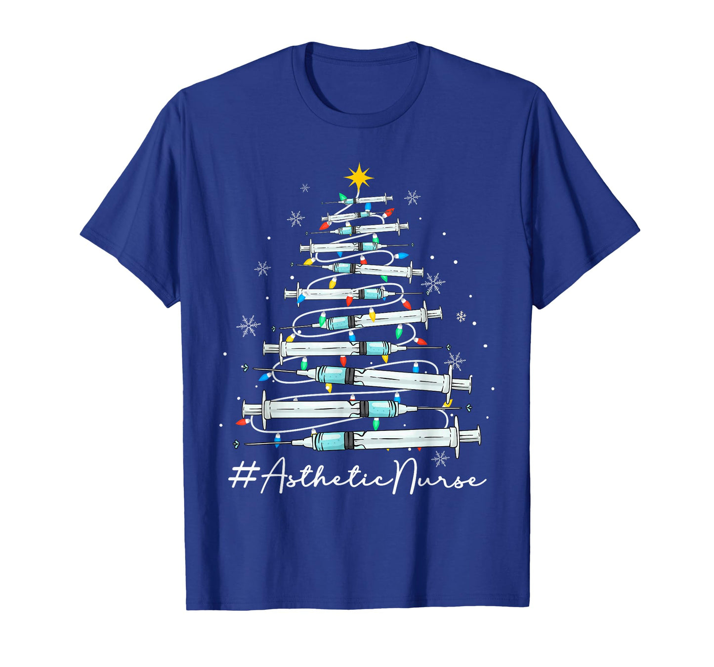 Botox Dealer Christmas Tree Aesthetic Nurse Injector T-Shirt