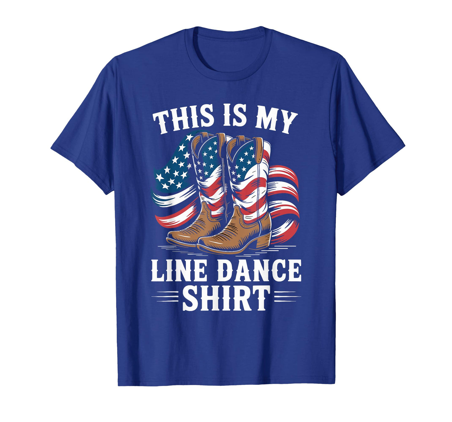 Western Country Music This is My Line Dance T-Shirt