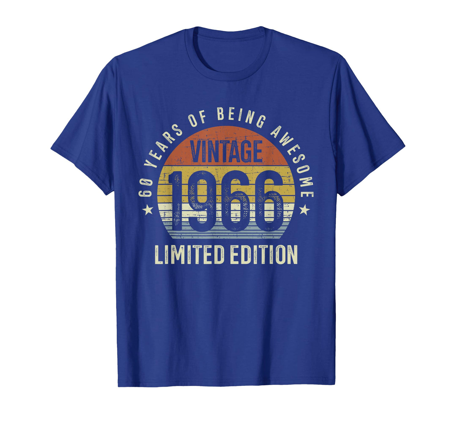 60th Birthday Vintage 1966 Limited Edition 60 Years Old T-Shirt